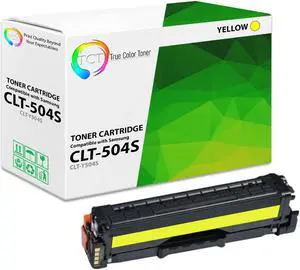 True Color Toner 504S Yellow Toner Cartridge - Premium Compatible Replacement for Samsung CLT-Y504S Yellow Works With Samsung CLP-415N 415NW CLX-4195N