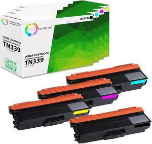 TCT TN339 Toner Cartridge 4 Pack - Premium Compatible Replacement for Brother TN-339 TN339BK TN339C TN339M TN339Y Super High Yield Works With Brother HL-L9200 MFC-L9550