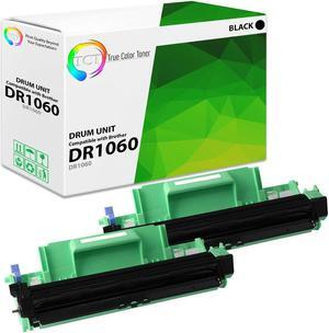 True Color Toner DR1060 Drum Unit 2 Pack - Premium Compatible Replacement for Brother DR-1060 Works With Brother HL-1110 1110E 1110R 1210W 1212W MFC-1810 1815R 1910W DCP-1510 1610W 1612W