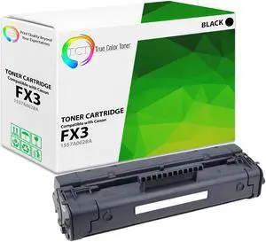True Color Toner FX3 Toner Cartridge - Premium Compatible Replacement for Canon FX3 1557A002BA Black Works With Canon LaserClass 1060P 2050P 2060P 4000 ImageClass 1100 True Color Toner FX3 Toner Cartridge - Premium Compatible Replacement for Canon FX3 1557A002BA Black Works With Canon LaserClass 1060P 2050P 2060P 4000 ImageClass 1100