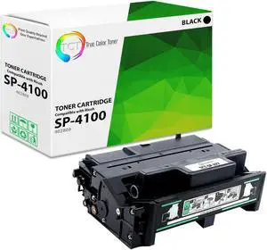 True Color Toner SP-4100 Toner Cartridge - Premium Compatible Replacement for Ricoh Aficio SP-4100 402809 Black Works With Ricoh Aficio SP4100SF SP4110N SP4110SF