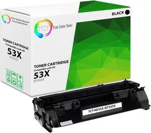 True Color Toner 53X Toner Cartridge - Premium Compatible Replacement for HP 53X Q7553X Black High Yield Works With HP LaserJet P2014 P2014N P2015D P2015N P2015DN True Color Toner 53X Toner Cartridge - Premium Compatible Replacement for HP 53X Q7553X Black High Yield Works With HP LaserJet P2014 P2014N P2015D P2015N P2015DN
