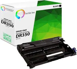 True Color Toner DR350 Drum Unit - Premium Compatible Replacement for Brother DR-350 DR350 Works With Brother HL-2030 2040 2070N DCP-7020 FAX-2820 2825 2850 2910 MFC-7220 7225N 7420 7820