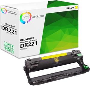 True Color Toner DR221 Yellow Drum Unit - Premium Compatible Replacement for Brother DR-221 for Brother DR221 DCP-9020CDN HL 3140CW 3150CDN 3170CDW 3180CDW MFC-9130CW 9330CDW 9340CDW