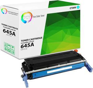 True Color Toner 645A Cyan Toner Cartridge - Premium Compatible Replacement for HP 645A C9731A Works With HP Color LaserJet 5500 5500DN 5500DTN 5550N True Color Toner 645A Cyan Toner Cartridge - Premium Compatible Replacement for HP 645A C9731A Works With HP Color LaserJet 5500 5500DN 5500DTN 5550N