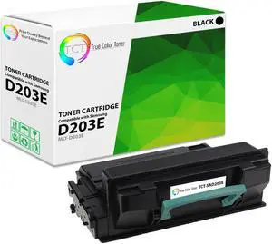 True Color Toner D203E Toner Cartridge - Premium Compatible Replacement for Samsung MLT-D203E Black Extra High Yield Works With Samsung ProXpress SL-M3820 M3820ND