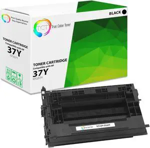 True Color Toner 37Y Toner Cartridge - Premium Compatible Replacement for HP 37Y CF237Y High Yield Black Works With HP LaserJet Enterprise M608 M609 M631