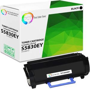 TCT Premium Compatible Toner Cartridge Replacement for Dell 593-BBYS Black High Yield works with Dell S5830 Printers (25,000 Pages)