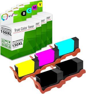 True Color Toner Compatible Ink Cartridge Replacement for Lexmark 150XL 150 XL High Yield Works With Lexmark Pro 715 915 S315 S415 S515