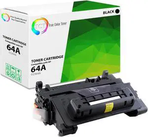 True Color Toner 64A Toner Cartridge - Premium Compatible Replacement for HP 64A CC364A Black Works With HP LaserJet P4014 P4015N P4015X P4515N P4515X True Color Toner 64A Toner Cartridge - Premium Compatible Replacement for HP 64A CC364A Black Works With HP LaserJet P4014 P4015N P4015X P4515N P4515X
