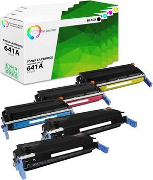 True Color Toner 641A Toner Cartridge 5 Pack - Premium Compatible Replacement for HP 641A C9720A C9721A C9722A C9723A Works With HP Color LaserJet 4600 4610 4650 True Color Toner 641A Toner Cartridge 5 Pack - Premium Compatible Replacement for HP 641A C9720A C9721A C9722A C9723A Works With HP Color LaserJet 4600 4610 4650