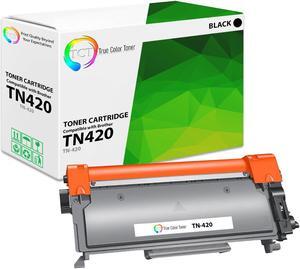 True Color Toner TN420 Toner Cartridge - Premium Compatible Replacement for Brother TN-420 TN420 Black Works With Brother HL-2220 2230 2240 2270 2280 MFC-7360 7460 7860 DCP-7060 7065 7070