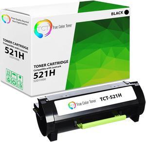 True Color Toner Premium Compatible Toner Cartridge Replacement for Lexmark 521H 52D1H00 High Yield Black Works With Lexmark MS310D MS310DN MS410D MS510DN MS610DE True Color Toner Premium Compatible Toner Cartridge Replacement for Lexmark 521H 52D1H00 High Yield Black Works With Lexmark MS310D MS310DN MS410D MS510DN MS610DE