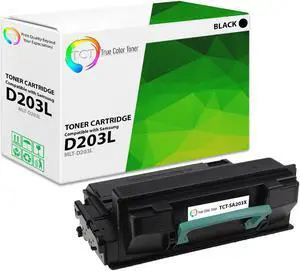 True Color Toner D203L Toner Cartridge - Premium Compatible Replacement for Samsung MLT-D203L Black High Yield Works With Samsung ProXpress SL-M3820 M3820ND