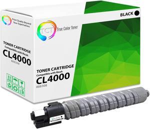 True Color Toner CL4000 Black Toner Cartridge - Premium Compatible Replacement for Ricoh Aficio Type 145 888308 Black Works With Ricoh Aficio CL4000 CL4000DV SPC410DN