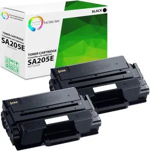 True Color Toner D205E Toner Cartridge 2 Pack - Premium Compatible Replacement for Samsung MLT-D205E Black Works With Samsung ML-3710 3712DW 3712ND SCX-4833 4835FD 4835FR 5637 5639FR 5739FW