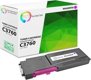 True Color Toner 3760 Magenta Toner Cartridge - Premium Compatible Replacement for Dell 331-8423 331-8427 331-8431 Magenta Works With Dell C3760 C3760DN C3760N True Color Toner 3760 Magenta Toner Cartridge - Premium Compatible Replacement for Dell 331-8423 331-8427 331-8431 Magenta Works With Dell C3760 C3760DN C3760N