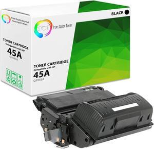 True Color Toner 45A Toner Cartridge - Premium Compatible Replacement for HP 45A Q5945A Black Works With HP LaserJet M4345XS M4345XM 4345 4345XM 4345X 4345XS