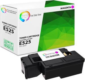 True Color Toner E525 Magenta Toner Cartridge - Premium Compatible Replacement for Dell 593-BBJV Magenta High Yield Works With Dell 525 E525 E525W 525w Color Laser
