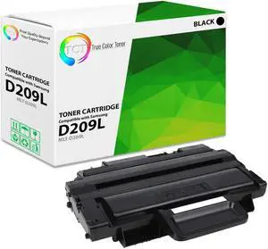 True Color Toner D209L Toner Cartridge - Premium Compatible Replacement for Samsung MLT-D209L Black High Yield Works With Samsung SCX-4824 4824FN 4825FN