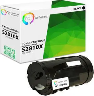 True Color Toner S2810X Toner Cartridge - Premium Compatible Replacement for Dell 593-BBMF Black High Yield Works With Dell Laser H815dw S2810dn S2815dn