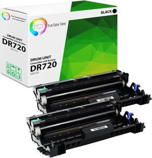 True Color Toner DR720 Drum Unit 2 Pack - Premium Compatible Replacement for Brother DR-720 Works With Brother HL-5440D 6180DWT 5470DWT MFC-8710DW 8910DW 8510DN DCP-8110DN 8155DN 8250DN True Color Toner DR720 Drum Unit 2 Pack - Premium Compatible Replacement for Brother DR-720 Works With Brother HL-5440D 6180DWT 5470DWT MFC-8710DW 8910DW 8510DN DCP-8110DN 8155DN 8250DN