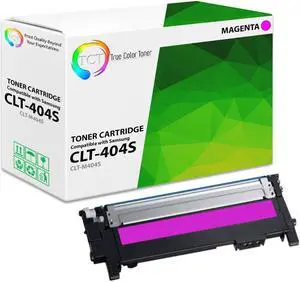 True Color Toner 404S Magenta Toner Cartridge - Premium Compatible Replacement for Samsung CLT-404S CLT-M404S Magenta Works With Samsung Xpress C430W C480FW