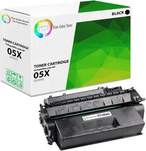 TCT 05X TAA Compliant Toner Cartridge - Premium Compatible Replacement for HP 05X CE505X Black High Yield Works With HP LaserJet P2030 P2035 P2035N P2050 P2055D P2055DN P2055X Printers