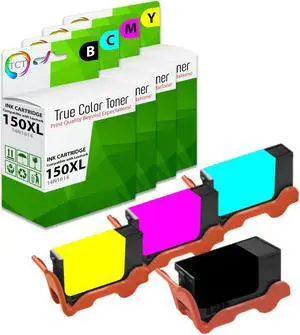 True Color Toner Compatible Ink Cartridge Replacement for Lexmark 150XL 150 XL High Yield Works With Lexmark Pro 715 915 S315 S415 S515