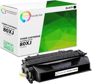 True Color Toner 80XJ Jumbo Toner Cartridge - Premium Compatible Replacement for HP 80X CF280X Black High Yield Jumbo Works With HP LaserJet Pro 400 M401A M401D M401DN