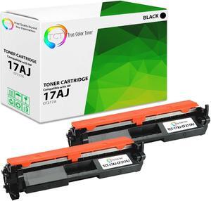 True Color Toner 17AJ Jumbo Toner Cartridge 2 Pack - Premium Compatible Replacement for HP 17AJ CF217AJ Black Jumbo Yield Works With HP Laserjet Pro M102w M130FN M130FW