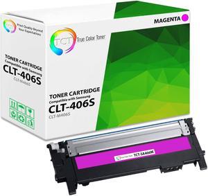 True Color Toner 406S Magenta Toner Cartridge - Premium Compatible Replacement for Samsung CLT-406S CLT-M406S Magenta Works With Samsung CLP-360 366 366W 365W 368 CLX-3300