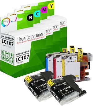 True Color Toner LC107 LC105 Ink Cartridge 5 Pack - Premium Compatible Replacement for Brother LC107 LC105 LC107BK LC105C LC105M LC105Y Works With Brother MFC-J4310DW J4410DW J4510DW True Color Toner LC107 LC105 Ink Cartridge 5 Pack - Premium Compatible Replacement for Brother LC107 LC105 LC107BK LC105C LC105M LC105Y Works With Brother MFC-J4310DW J4410DW J4510DW
