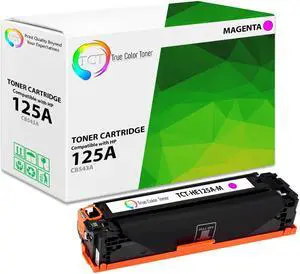 TCT 125A Magenta TAA Compliant Toner Cartridge - Premium Compatible Replacement for HP 125A CB543A Works With HP Color LaserJet CP1215 CP1515N CP1518NI, CM1312 Printers