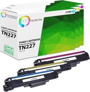 True Color Toner TN227 Color Toner Cartridge 3 Pack - Premium Compatible Replacement for Brother TN227 TN-227 Works With Brother HL-L3210CW MFC-L3710CW L3750CDW DCP-L3510CDW