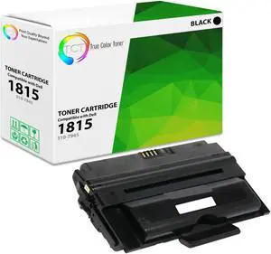 True Color Toner 1815 Toner Cartridge - Premium Compatible Replacement for Dell 3107945 310-7945 PF658 Black Works With Dell 1815 MFP 1815DN