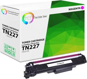 TCT Premium Compatible Toner Cartridge Replacement with Chip for Brother TN227 TN-227 TN227M Magenta works with Brother HL-L3210CW, MFC-L3710CW L3750CDW, DCP-L3510CDW Printers (2,300 Pages)