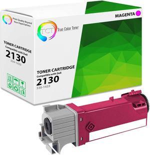 True Color Toner 2130 Magenta Toner Cartridge - Premium Compatible Replacement for Dell 3301433 330-1433 2130M Magenta Works With Dell 2130 2130CN 2135CN