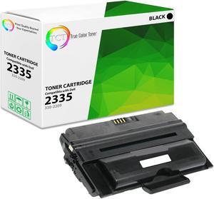 True Color Toner 2335 Toner Cartridge - Premium Compatible Replacement for Dell 330-2209 330-2208 (NX994) Black Works With Dell 2335 2335DN 2355 2355DN Printers (6,000 Pages)