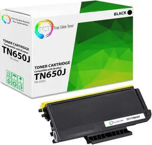True Color Toner TN650 Toner Cartridge - Premium Compatible Replacement for Brother TN620 TN650 Jumbo Black Works With Brother HL 5340D 5350DN 5370DW DCP 8080DN 8085DN MFC 8480DN