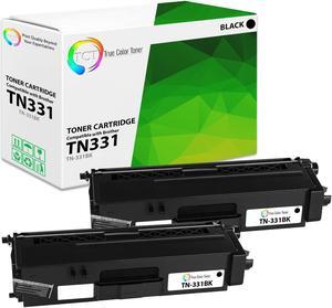 TCT TN331 Black Toner Cartridge 2 Pack - Premium Compatible Replacement for Brother TN331 TN-331BK Black Works With Brother HL-L8250 L8350 MFC-L8600 L8850 TCT TN331 Black Toner Cartridge 2 Pack - Premium Compatible Replacement for Brother TN331 TN-331BK Black Works With Brother HL-L8250 L8350 MFC-L8600 L8850