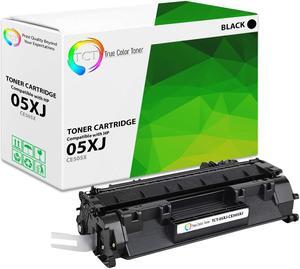 True Color Toner 05XL Jumbo Toner Cartridge - Premium Compatible Replacement for HP 05XJ CE505XJ Black High Yield Jumbo Works With HP LaserJet P2055 P2055D P2055DN P2055X