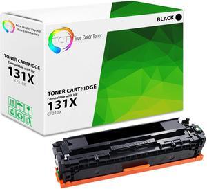 True Color Toner 131X Black Toner Cartridge - Premium Compatible Replacement for HP 131X CF210X High Yield Works With HP LaserJet Pro 200 Color M251NW MFP M276N