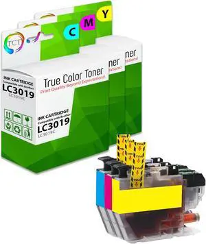 True Color Toner LC3019 Color Ink Cartridge 3 Pack - Premium Compatible Replacement for Brother LC3019 LC3019C LC3019M LC3019Y Super High Yield Works With Brother MFC-J5330DW J6530DW J6930DW
