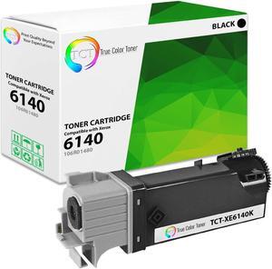 True Color Toner 6140 Black Toner Cartridge - Premium Compatible Replacement for Xerox 106R01480 Black Works With Xerox Phaser 6140 6140N 6140DN