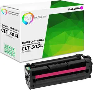 True Color Toner 505L Magenta Toner Cartridge - Premium Compatible Replacement for Samsung CLT-505L CLT-M505L Magenta High Yield Works With Samsung ProXpress C2620DW C2670FW