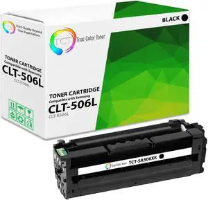 True Color Toner 506L Black Toner Cartridge - Premium Compatible Replacement for Samsung CLT-506L CLT-K506L Black High Yield Works With Samsung CLP-680ND CLX-6260FR 6260FD