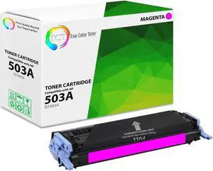 True Color Toner 503A Magenta Toner Cartridge - Premium Compatible Replacement for HP 503A Q7583A Works With HP Color LaserJet 3800N 3800DN 3800DTN CP3505