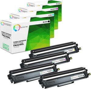 TCT TN229 Toner Cartridge 4 Pack - Premium Compatible Replacement for Brother TN229 High Yield Works With Brother MFC-L3780CDW L3280CDW L3220CW MFC-L3720CDW TCT TN229 Toner Cartridge 4 Pack - Premium Compatible Replacement for Brother TN229 High Yield Works With Brother MFC-L3780CDW L3280CDW L3220CW MFC-L3720CDW