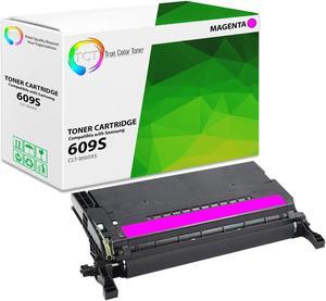 True Color Toner 609S Magenta Toner Cartridge - Premium Compatible Replacement for Samsung CLT-609S CLT-M609S Magenta Works With Samsung CLP-770 770ND CLP770 CLP770ND